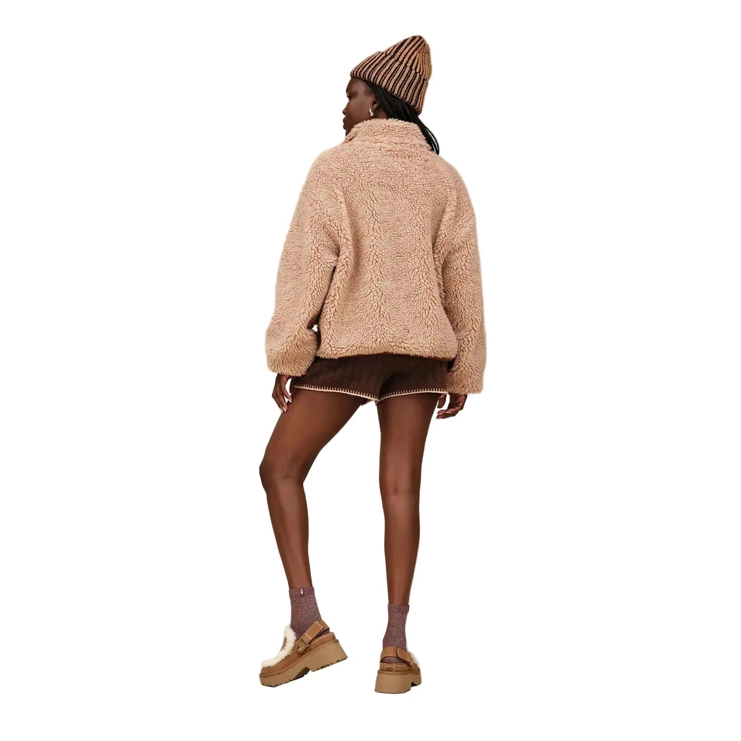 UGG 02. WOMENS APPAREL - WOMENS JACKETS - WOMENS JACKETS CASUAL Women's Marlene Confetti Jacket WHITE PEPPER