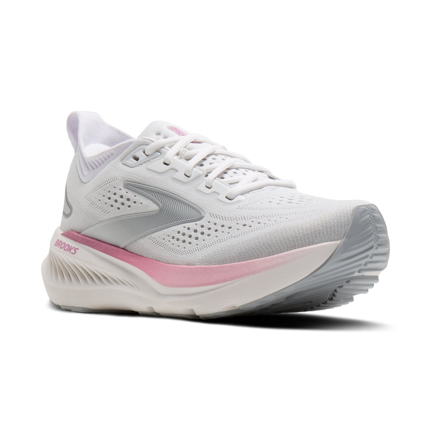Brooks Running 05. WOMENS FOOTWEAR - WOMENS SHOES - WOMENS SHOES RUNNING Women's Glycerin 23 WHITE|HARBOR MIST|METALLIC