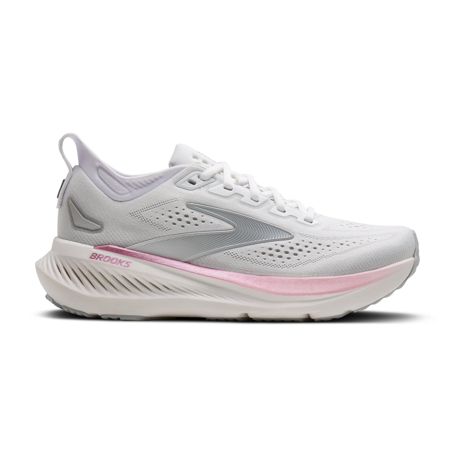 Brooks Running 05. WOMENS FOOTWEAR - WOMENS SHOES - WOMENS SHOES RUNNING Women's Glycerin 23 WHITE|HARBOR MIST|METALLIC