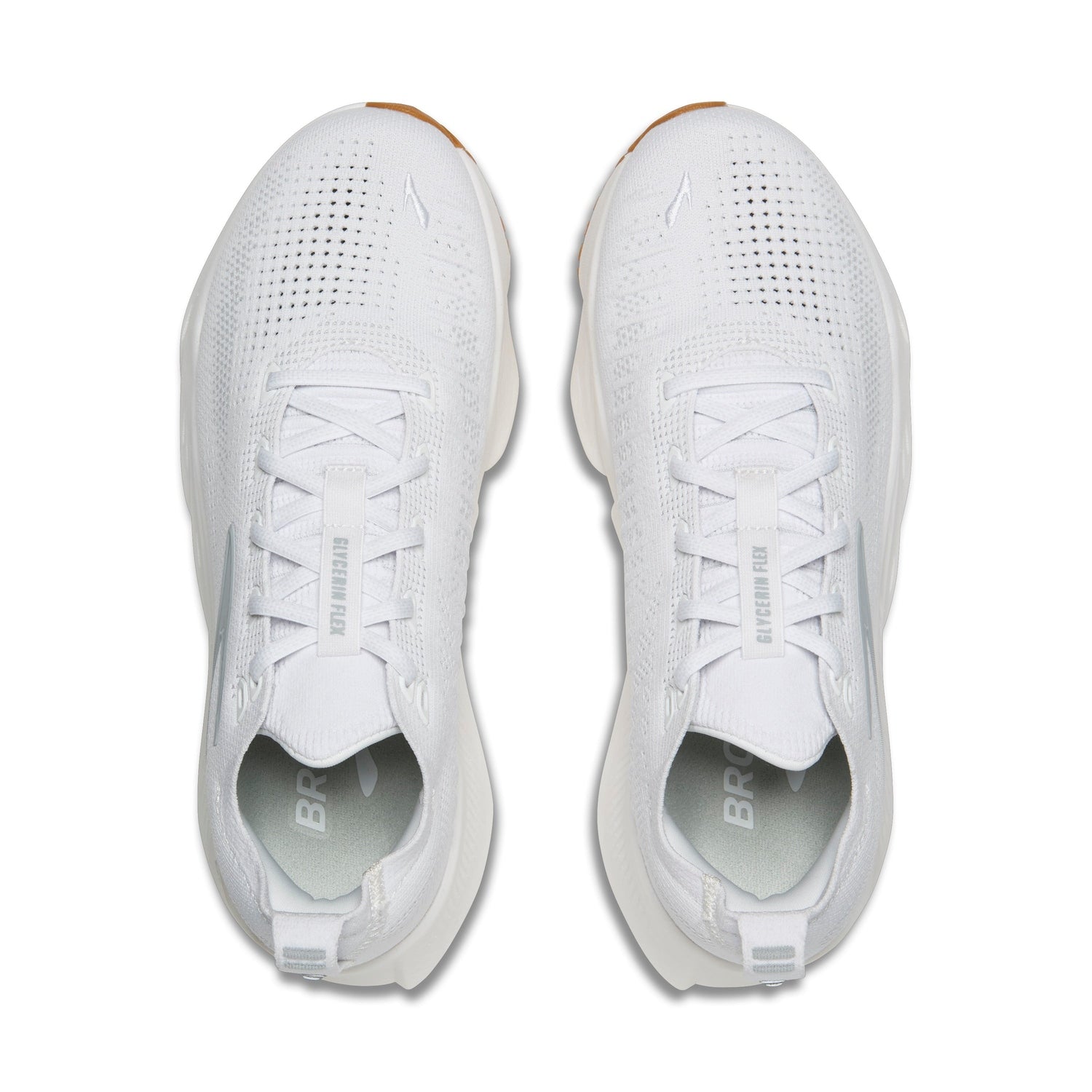 Brooks Running 05. WOMENS FOOTWEAR - WOMENS SHOES - WOMENS SHOES RUNNING Women's Glycerin Flex WHITE|BLACK|GUM