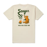 Seager 01. MENS APPAREL - MENS T-SHIRTS - MENS T-SHIRT SS Men's Smokey Tee CREAM