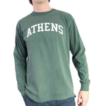High Country Outfitters 01. MENS APPAREL - MENS T-SHIRTS - MENS T-SHIRT LS Athens Comfort Colors Long Sleeve Tee BLUE SPRUCE