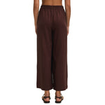 Z Supply 02. WOMENS APPAREL - WOMENS PANTS - WOMENS PANTS CASUAL Women's Scout Linen Pant CLC CHOCOLATE CHERRY