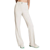SPANX 02. WOMENS APPAREL - WOMENS PANTS - WOMENS PANTS LOUNGE Women's AirEssentials Brushed Flare Leg Pants HEATHER CREAM