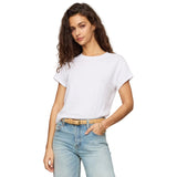 Z Supply 02. WOMENS APPAREL - WOMENS SS SHIRTS - WOMENS SS CASUAL Women's Modern Slub Tee WHT WHITE