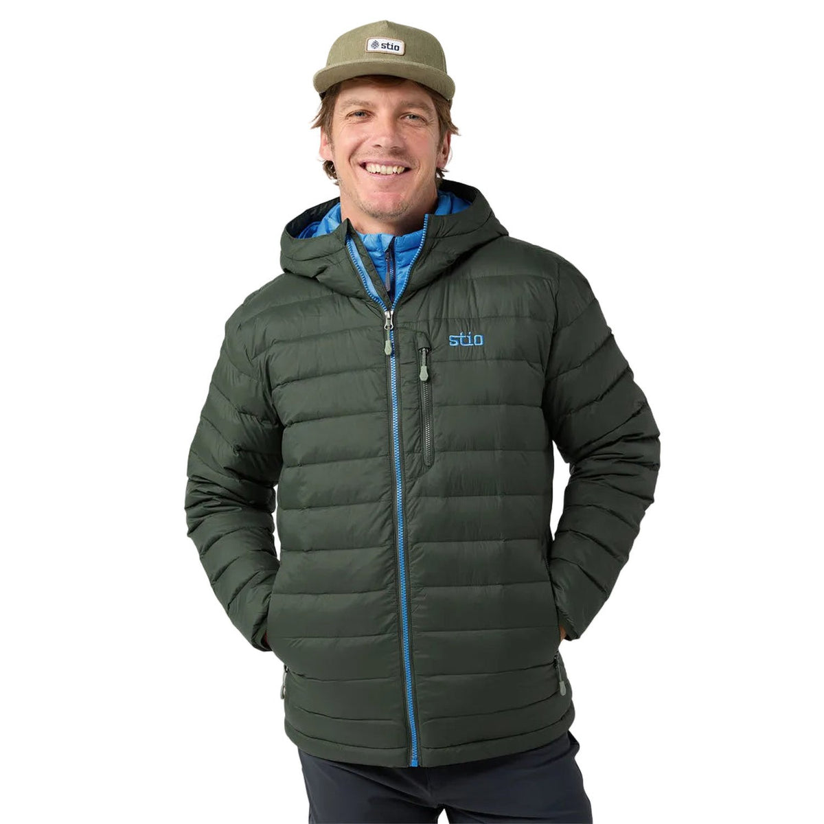Men’s Hometown Down Hooded Jacket Stio - 010 ROSIN / XS