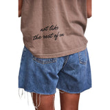 DARLIN' 02. WOMENS APPAREL - WOMENS SS SHIRTS - WOMENS SS CASUAL Women's Horseman Short Sleeve BROWN