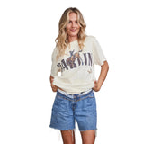 DARLIN' 02. WOMENS APPAREL - WOMENS SS SHIRTS - WOMENS SS CASUAL Women's Bronc Short Sleeve IVORY