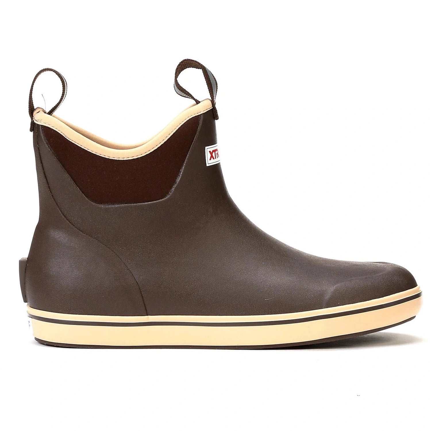 Xtratuf 04. MENS FOOTWEAR - MENS BOOTS - MENS BOOTS CASUAL Men's Xtratuf Ankle Deck Boots Sport 6" BROWN