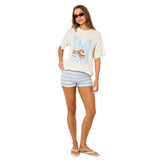 Women's Ocean Wave Oversized T-Shirt