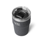 YETI 08. DRINKWARE - CUPS|MUGS - CUPS|MUGS Rambler 16 oz Stackable Cup with Magnetic Slider BLACK STONE