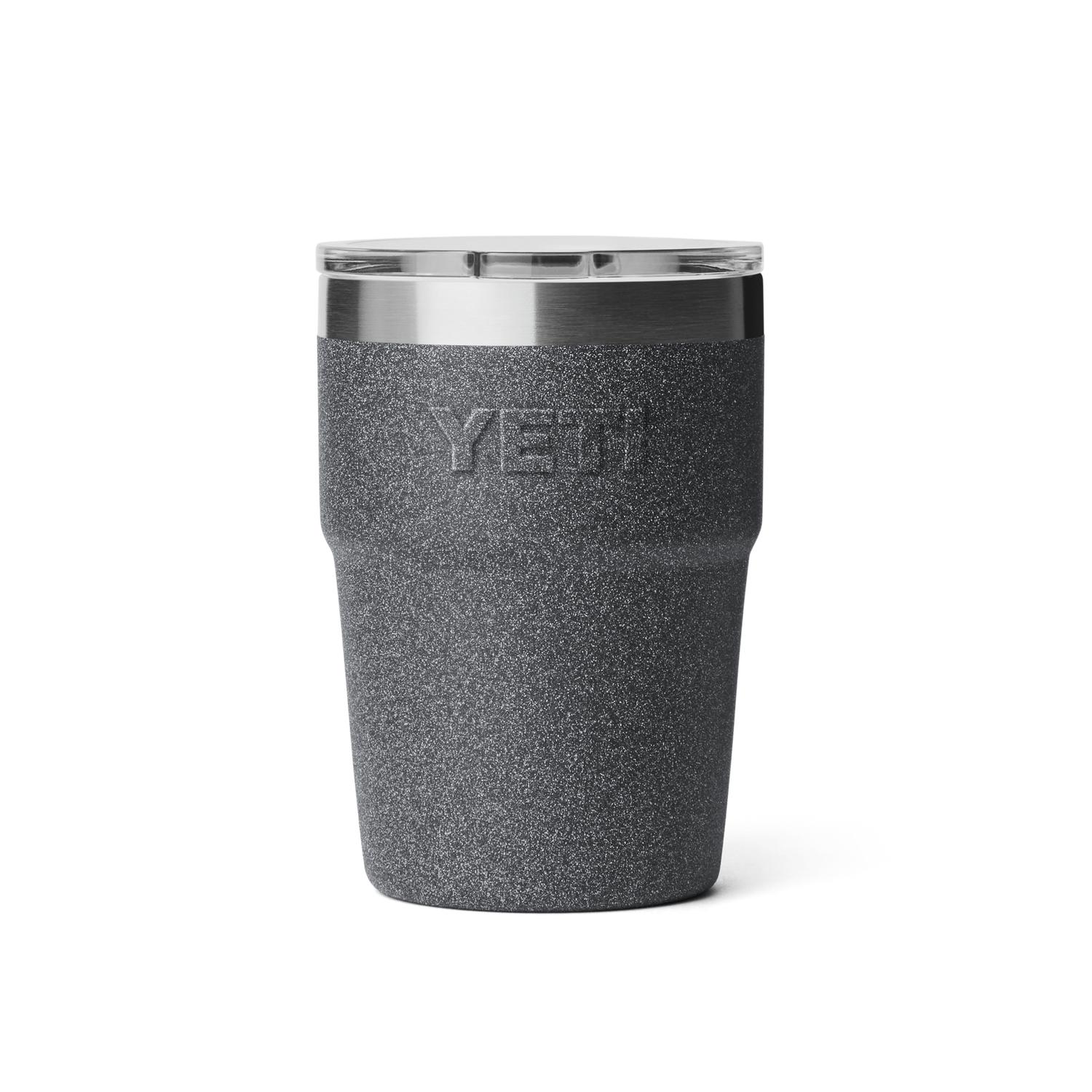 YETI 08. DRINKWARE - CUPS|MUGS - CUPS|MUGS Rambler 16 oz Stackable Cup with Magnetic Slider BLACK STONE
