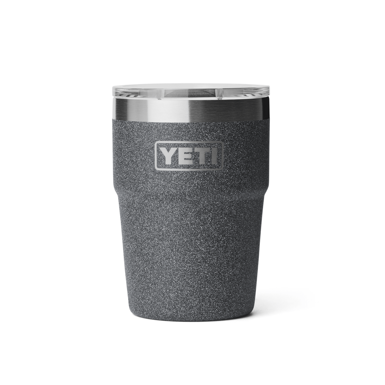 YETI 08. DRINKWARE - CUPS|MUGS - CUPS|MUGS Rambler 16 oz Stackable Cup with Magnetic Slider BLACK STONE