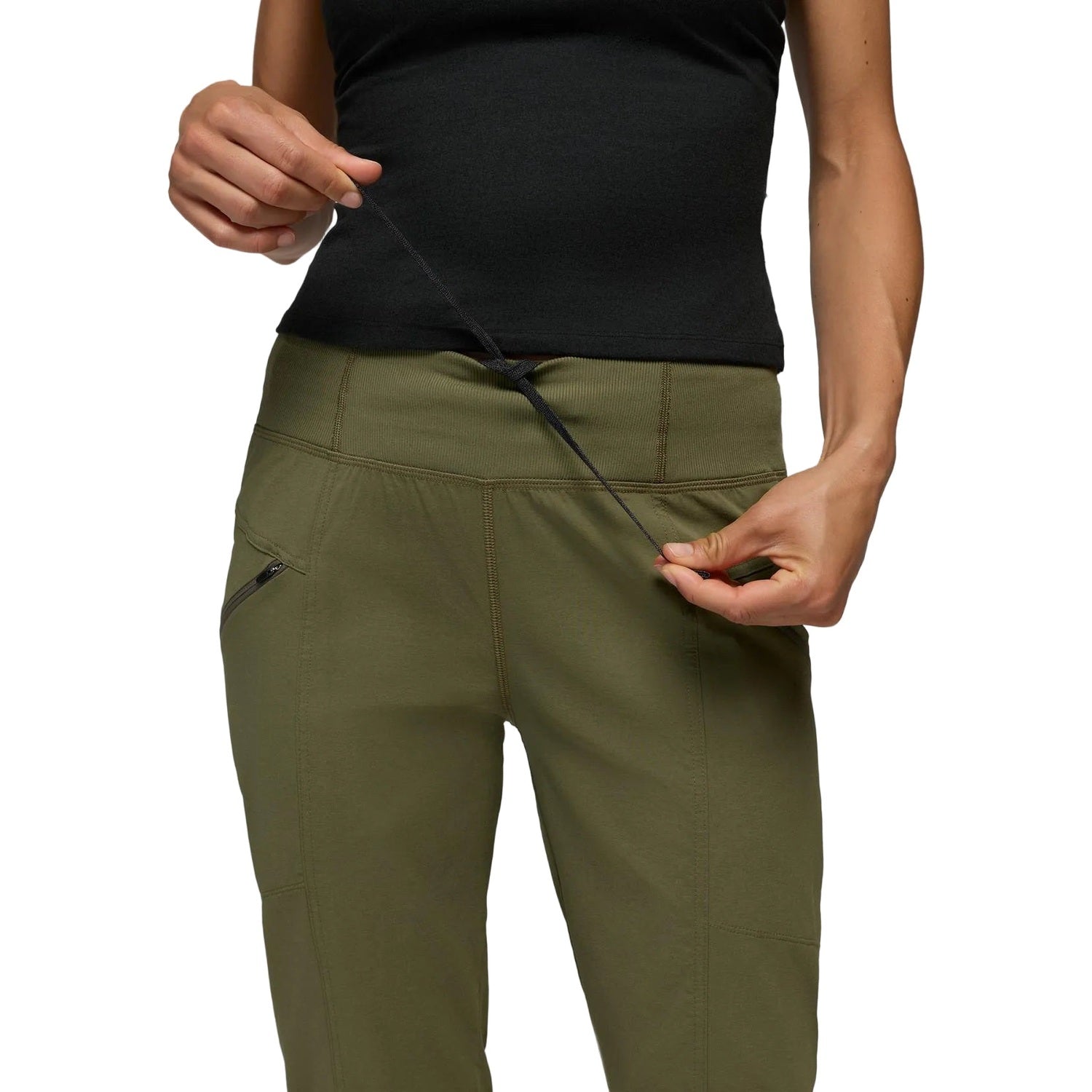 prAna 02. WOMENS APPAREL - WOMENS PANTS - WOMENS PANTS ACTIVE Women's Koen Daily Pant 300 CARGO GREEN