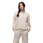 Women’s Shea Soft Relaxed Half Zip prAna - 250 ALMOND / XS