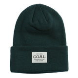 Coal Headwear 11. HATS - HATS WINTER - HATS WINTER The Uniform Mid Recycled Knit Cuff Beanie DARK GREEN