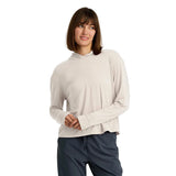 Free Fly Apparel 02. WOMENS APPAREL - WOMENS LS SHIRTS - WOMENS LS HOODY Women's Elevate Lightweight Hoodie HEATHER BIRCH