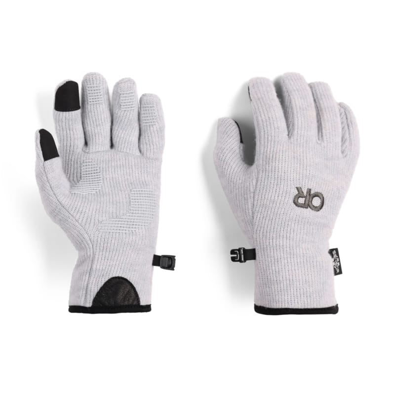 Outdoor Research 10. GIFTS|ACCESSORIES - WOMENS ACCESSORIES - WOMENS GLOVES CASUAL Women's Flurry Sensor Gloves 1050 GREY HEATHER