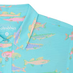 Chubbies 01. MENS APPAREL - MENS SS SHIRTS - MENS SS BUTTON UP Men's Breezetech Shirt THE GET SCHOOLED TEAL