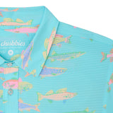 Chubbies 01. MENS APPAREL - MENS SS SHIRTS - MENS SS BUTTON UP Men's Breezetech Shirt THE GET SCHOOLED TEAL