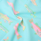 Chubbies 01. MENS APPAREL - MENS SS SHIRTS - MENS SS BUTTON UP Men's Breezetech Shirt THE GET SCHOOLED TEAL