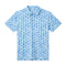 Men’s Performance Polo Chubbies - THE MIAMI MOSAIC BLUE / S