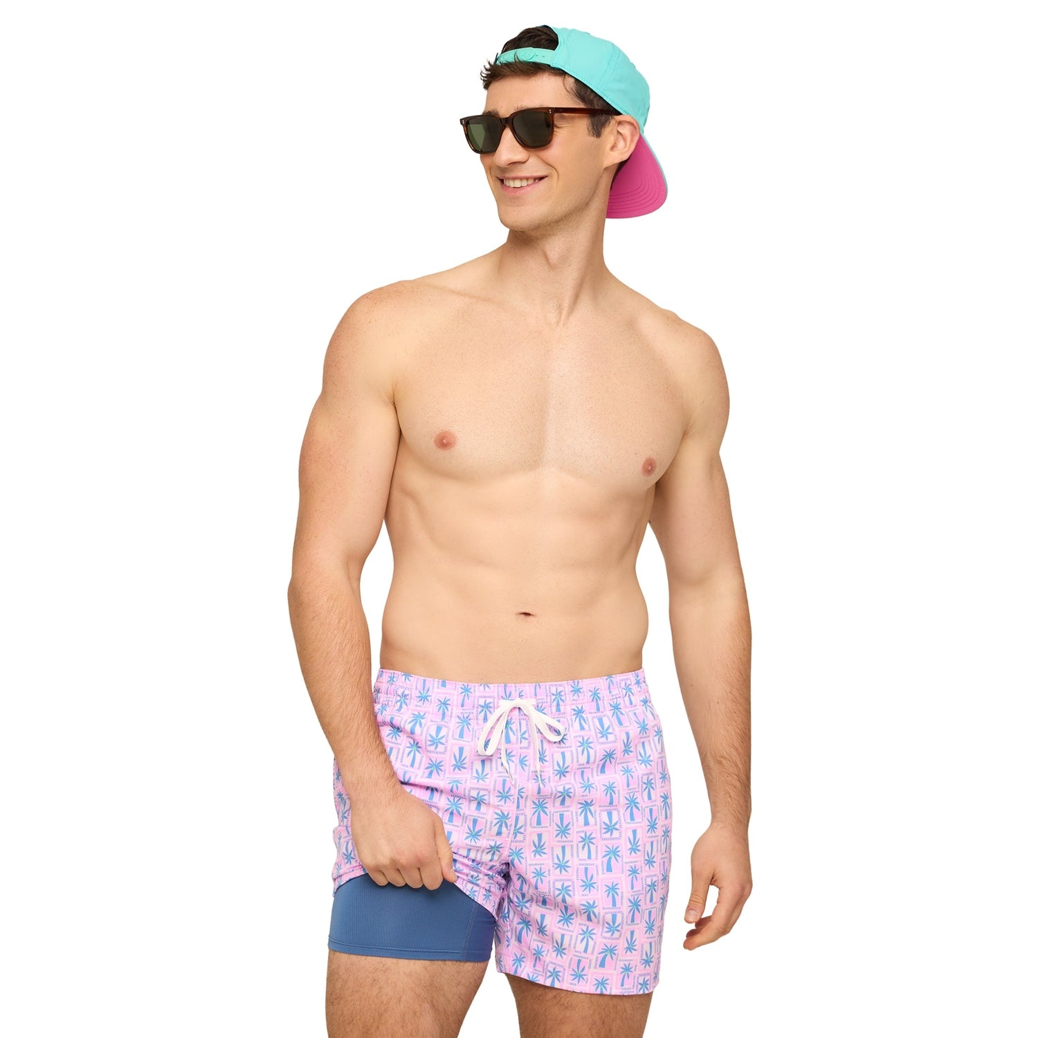 Chubbies 01. MENS APPAREL - MENS SHORTS - MENS SHORTS ACTIVE Men's Classic Lined Swim Truck 5.5" THE MIAMI MOSAIC