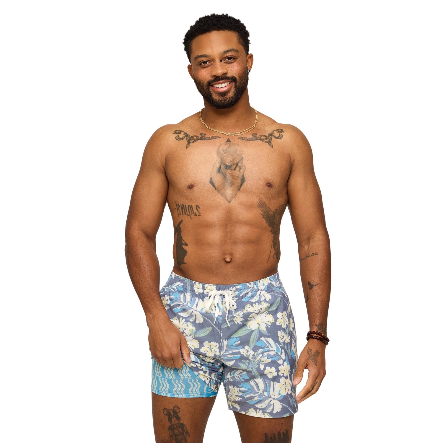Chubbies 01. MENS APPAREL - MENS SHORTS - MENS SHORTS ACTIVE Men's Classic Lined Swim Truck 5.5" THE STARRY NIGHT STEMS