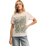 Z Supply 02. WOMENS APPAREL - WOMENS SS SHIRTS - WOMENS SS CASUAL Women's Radiate Boyfriend Tee SSA SEA SALT