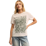 Z Supply 02. WOMENS APPAREL - WOMENS SS SHIRTS - WOMENS SS CASUAL Women's Radiate Boyfriend Tee SSA SEA SALT