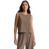 Z Supply 02. WOMENS APPAREL - WOMENS SS SHIRTS - WOMENS TANK CASUAL Women's Sloane Jersey Muscle Tank PFT PERFECTLY TAUPE