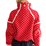 Women's Mountain High Printed Half Zip Fleece