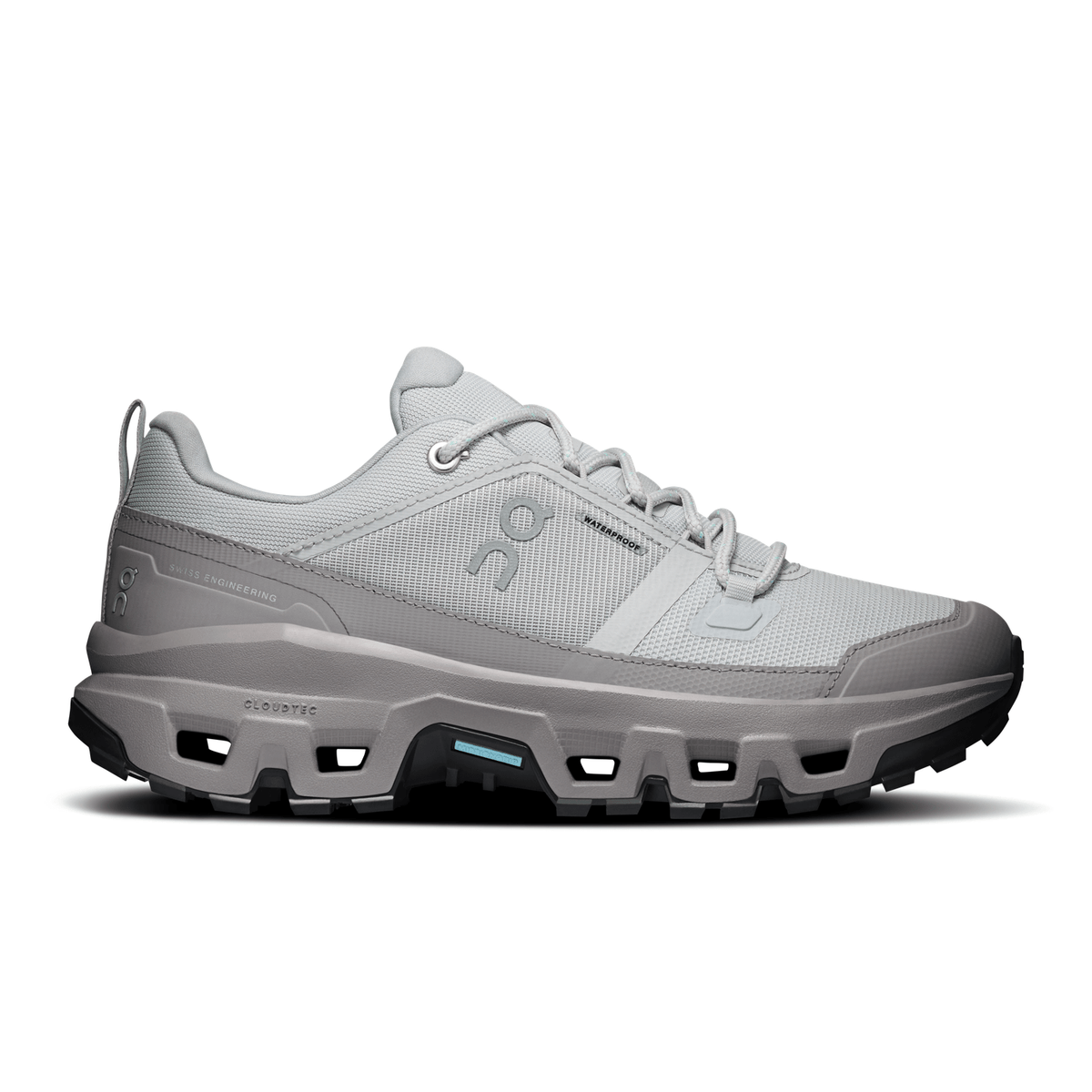 Women’s Cloudrock Low Waterproof On Running - GLACIER | ORE