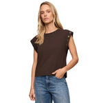 Women’s Camino Grommet Top Z Supply - DAC DARK CHOCOLATE