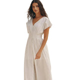 Women's Sanna Striped Midi Dress