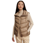 Varley 02. WOMENS APPAREL - WOMENS VEST - WOMENS VEST INSULATED Women's Bextor Lightweight Down Gilet SITA SIMPLY TAUPE