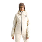 The North Face 02. WOMENS APPAREL - WOMENS SKI - WOMENS SKI JACKETS Women's Lenado Jacket TOB WHITE DUNE|GRAVEL