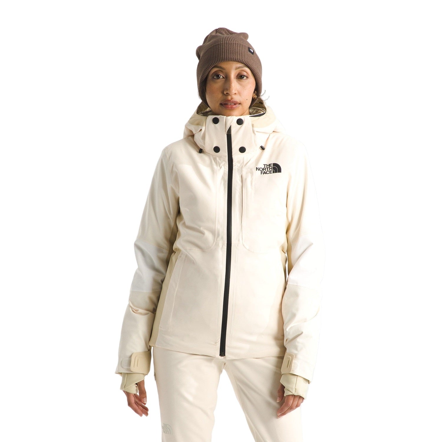 The North Face 02. WOMENS APPAREL - WOMENS SKI - WOMENS SKI JACKETS Women's Lenado Jacket TOB WHITE DUNE|GRAVEL