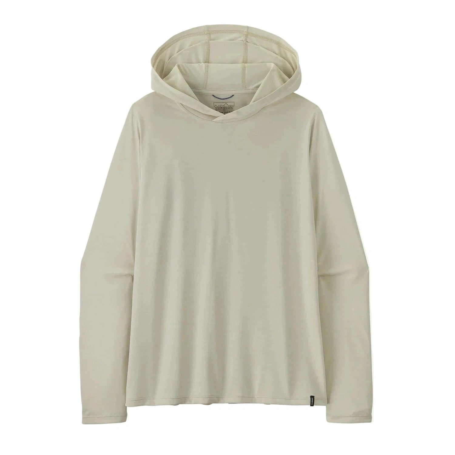 Patagonia 02. WOMENS APPAREL - WOMENS LS SHIRTS - WOMENS LS HOODY Women's Capilene® Cool Daily Hoody DYWH DYNO WHITE