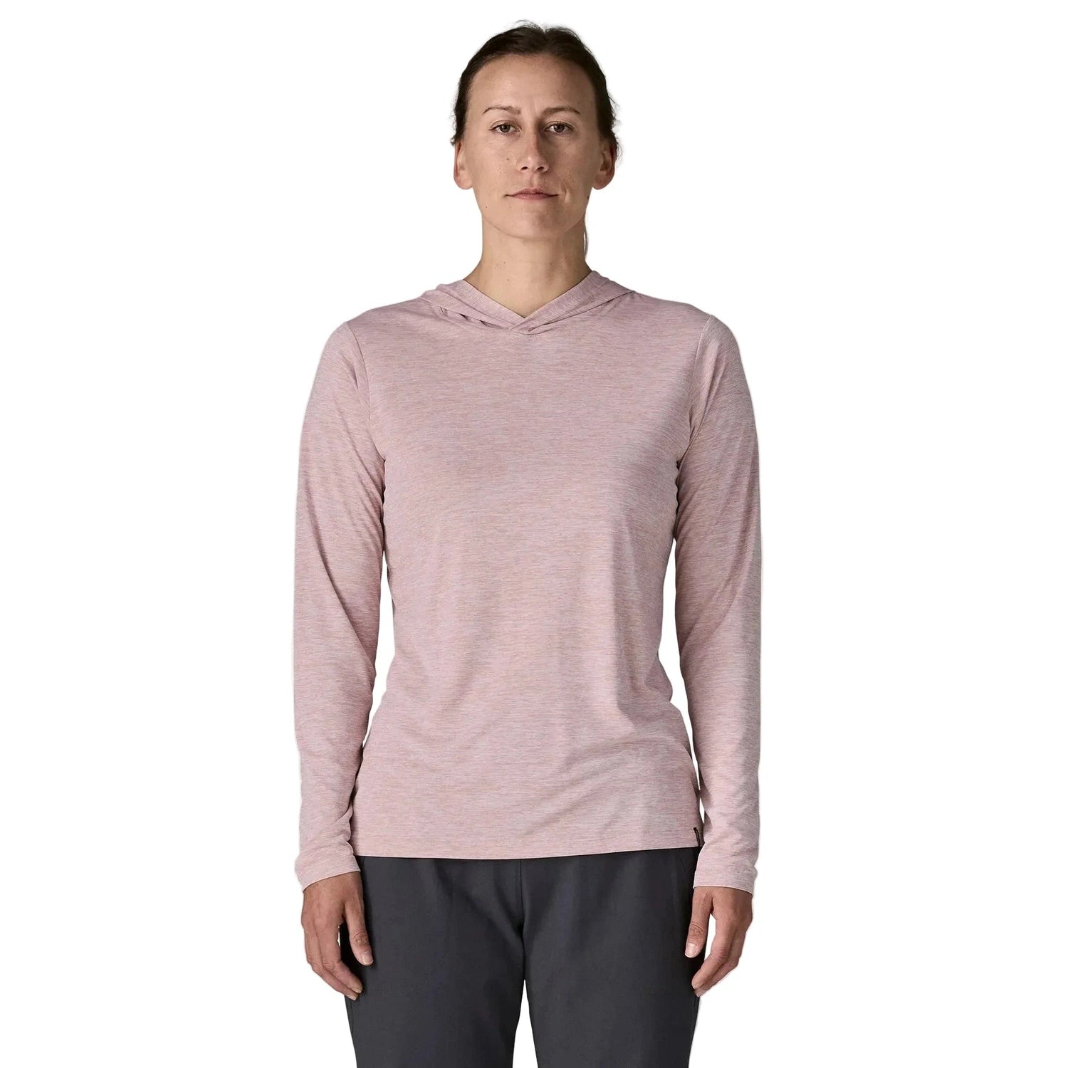 Patagonia 02. WOMENS APPAREL - WOMENS LS SHIRTS - WOMENS LS HOODY Women's Capilene® Cool Daily Hoody QVLT QUIET VIOLET