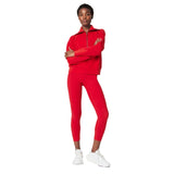 SPANX 02. WOMENS APPAREL - WOMENS HOODIES|SWEATERS - WOMENS PO Q ZIP Women's AirEssentials Half Zip SPANX RED