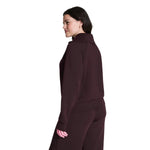 SPANX 02. WOMENS APPAREL - WOMENS HOODIES|SWEATERS - WOMENS PO Q ZIP Women's AirEssentials Half Zip TRUFFLE BROWN