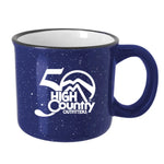 High Country Outfitters 08. DRINKWARE - CUPS|MUGS - CUPS|MUGS High Country 50th Anniversary Mug | Blue
