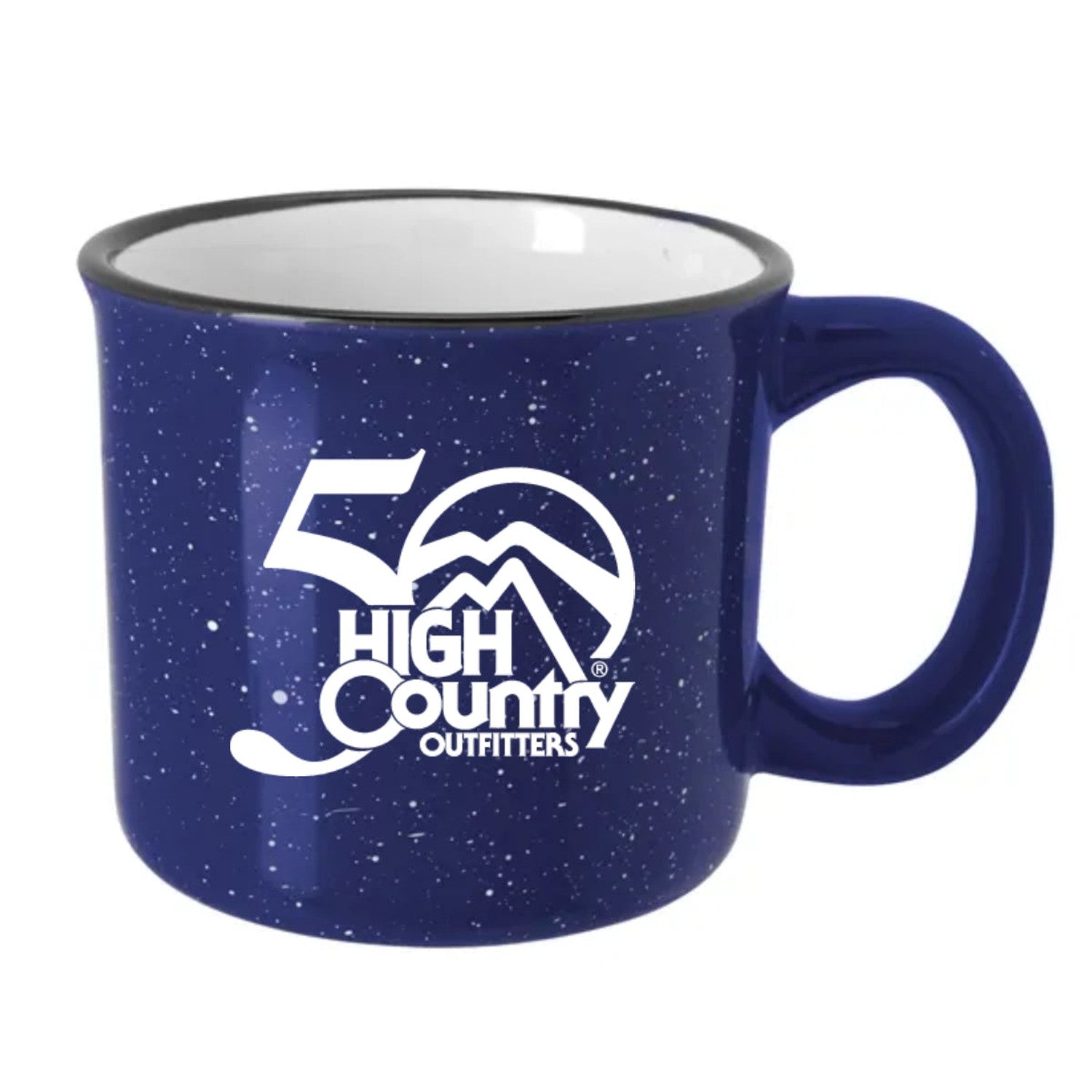 High Country Outfitters 08. DRINKWARE - CUPS|MUGS - CUPS|MUGS High Country 50th Anniversary Mug | Blue