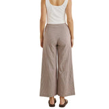 Women's London Check Wide Leg Pants