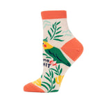 Blue Q 06. SOCKS - WOMENS SOCKS - WOMENS SOCKS GIFT Women's Talk Some Shit Ankle Sock