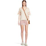 Women's Sunwashed Slub Varsity Tee