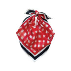 Tailgate Check Scarf in Red & Black