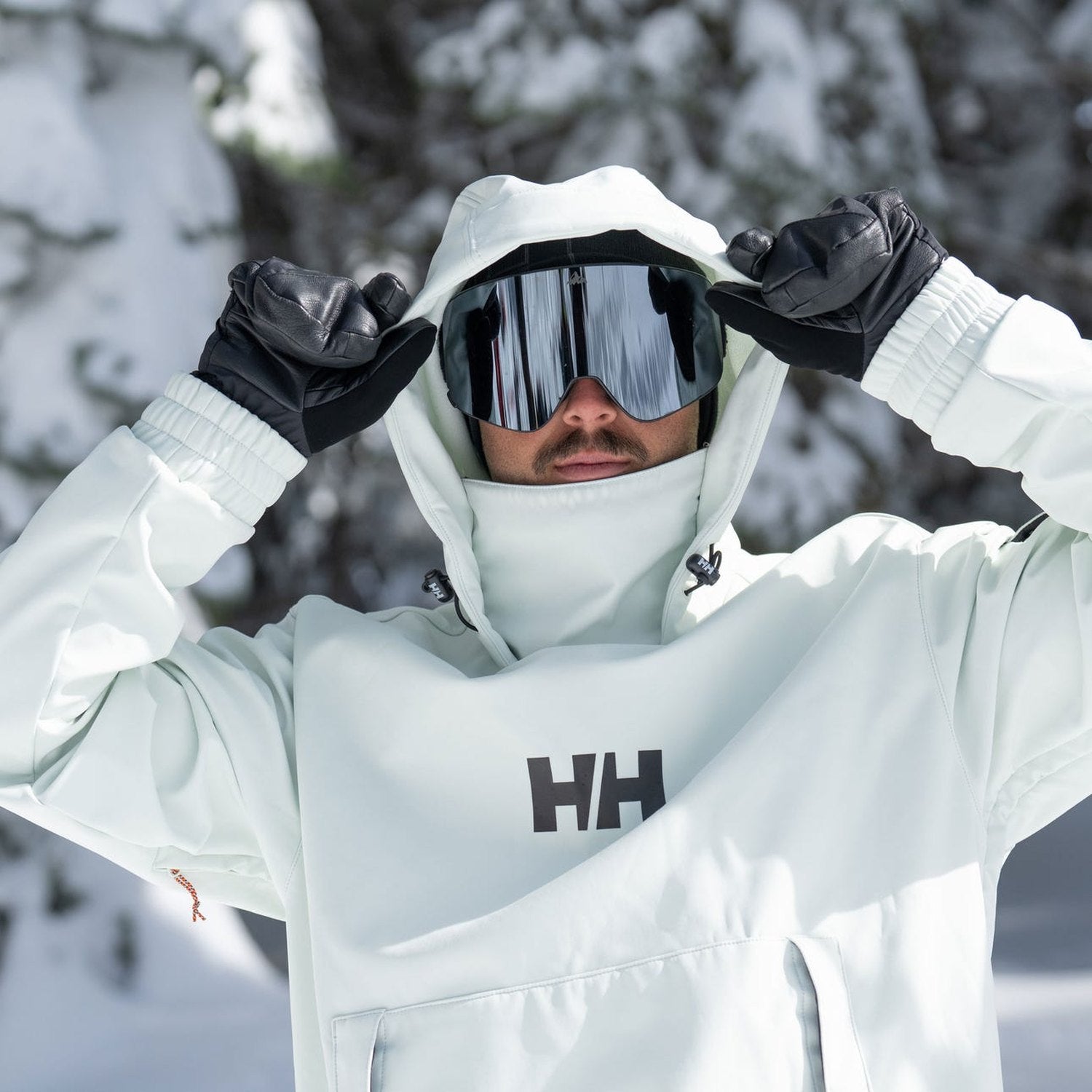 Helly Hansen 01. MENS APPAREL - MENS SKI - MENS SKI JACKETS Unisex ULLR™ D Ridable Hoodie 403 SEAFOAM