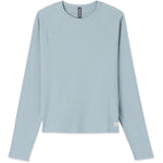 Vuori 02. WOMENS APPAREL - WOMENS LS SHIRTS - WOMENS LS CASUAL Women's Long Sleeve Pose Crew BHZ BLUE HAZE